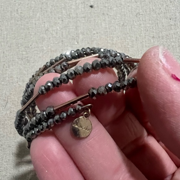 Stella & Dot Sparkly Bardot Spiral Bangle - Picture 3 of 4